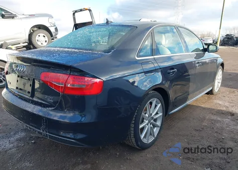 2014 Audi A4 2.0T Premium z USA, uszkodzony, nr VIN WAUFFBFL1EN006256